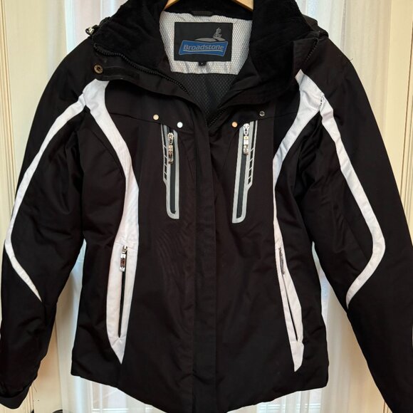 Ladies Large Black White Ski/Snowboard jacket - Picture 4 of 10